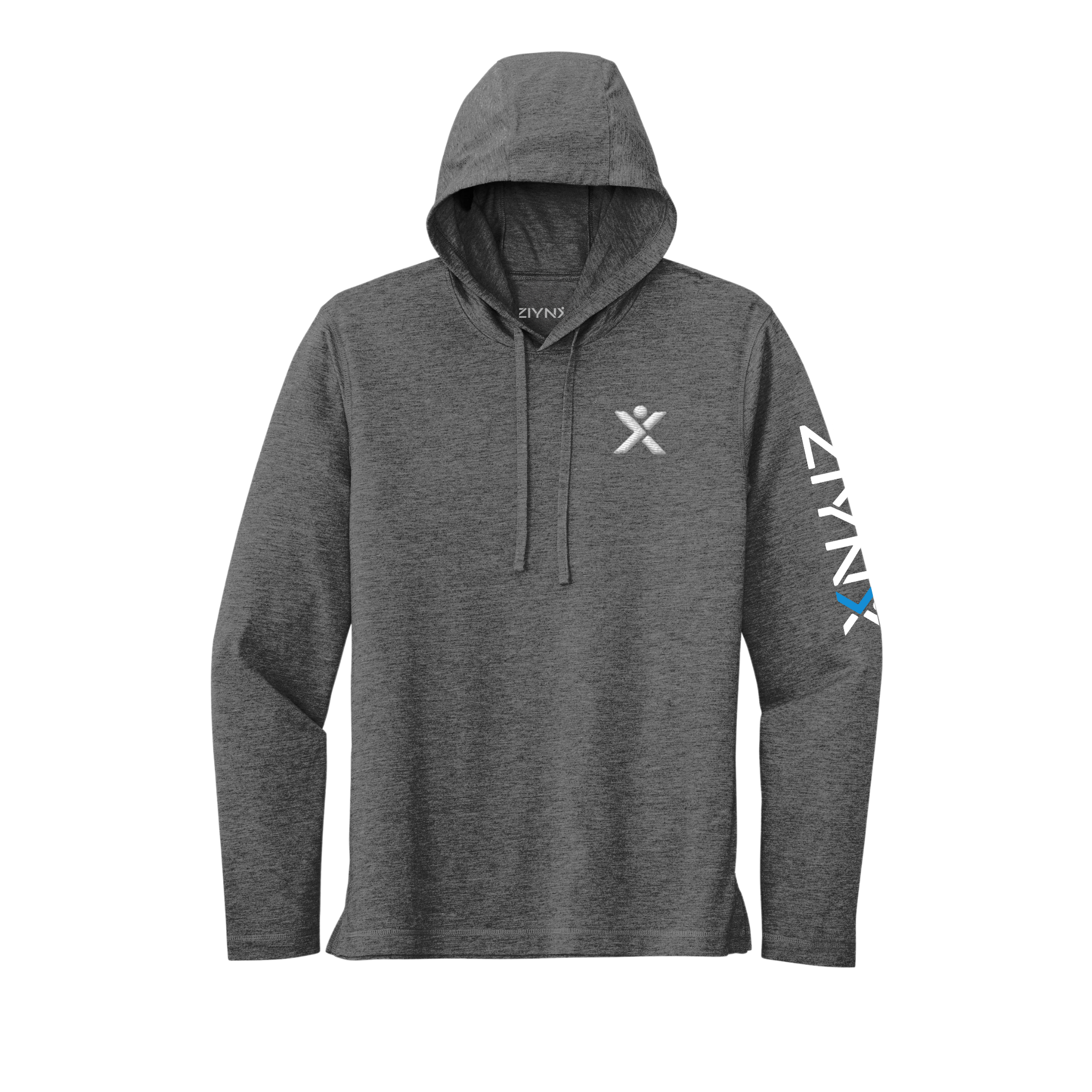 Men's Gamer Tri-Blend LS Hooded T