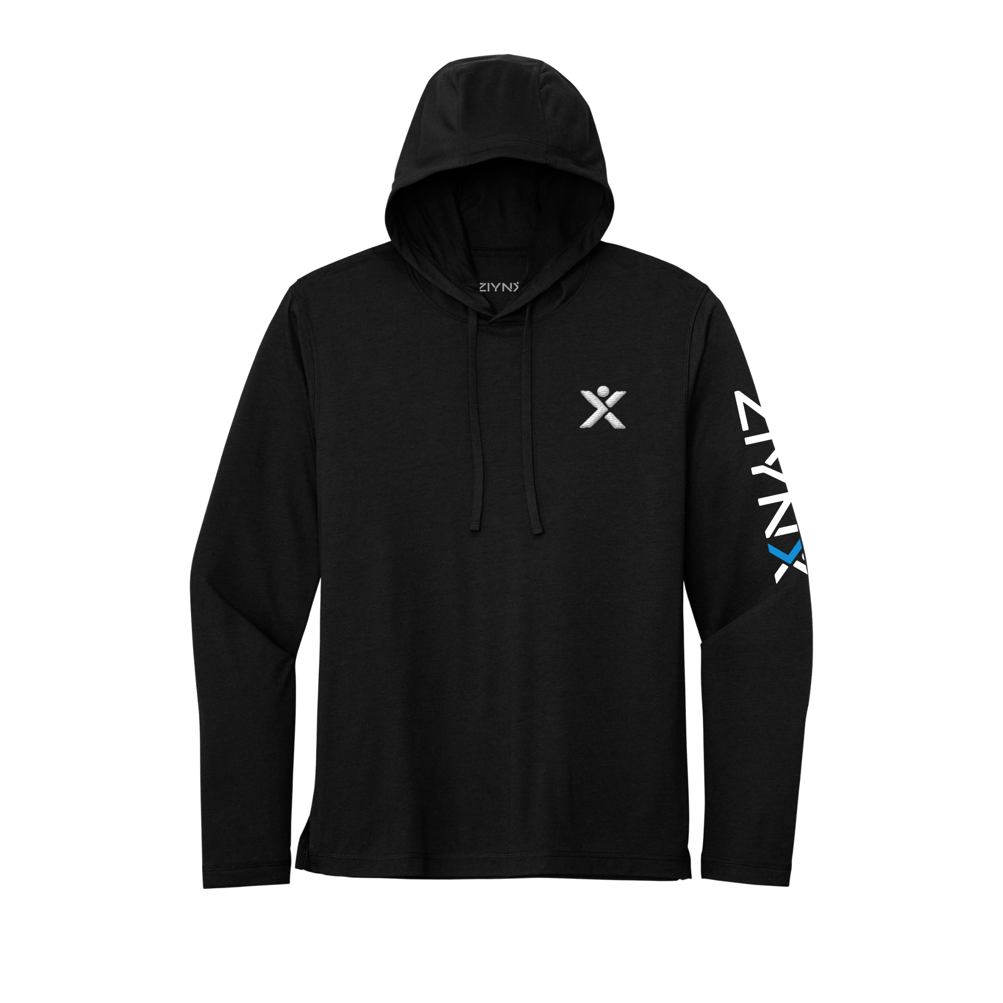 Men's Gamer Tri-Blend LS Hooded T